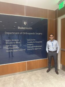 Dr. Tiago Baumfeld, especiialista em Medicina e Cirurgia do Pé e do Tornozelo, realizou um Visiting Fellowship na Duke University, Imagem oficial